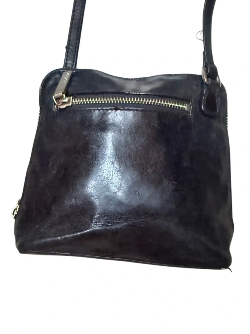 HOBO Black Leather Hobo Shoulder Bag
